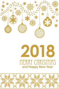 Karnaval motifleri ile festival neşeli Noel ve mutlu yeni yıl kartı