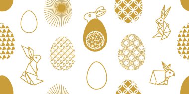 Mutlu Paskalya arka plan. Minimalizm tarzı.