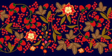 Rus Halk sanat tarzı çiçek Yazdır. 