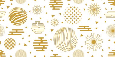 Japon sanatı motifleri ile arka plan. 