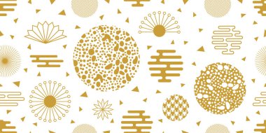 Japon sanatı motifleri ile arka plan. 