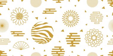 Oryantal motiflerle arka plan. 