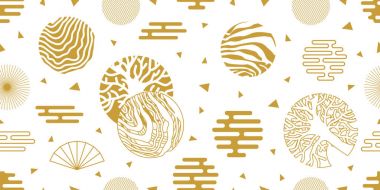 Biyonik motifleri ile arka plan.