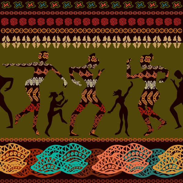 Danza mágica chamánica . — Vector de stock