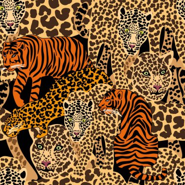 Leopar, kaplan desenli kusursuz bir iz..