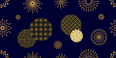 Süslü daireleri olan kusursuz tasarım. 