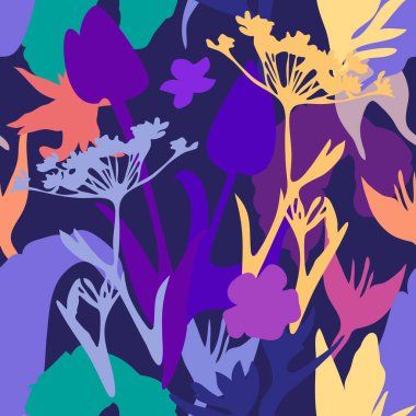 Yapraklar ve çiçeklerle kusursuz tasarım..