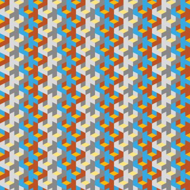 Anlamlı şekil ve renklerin karışımı.