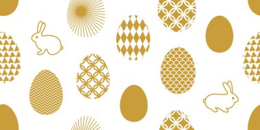 Yumurta ve tavşan ile Seamless Modeli.