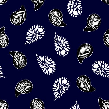 Çamurlu elementler ve palmiye yapraklarıyla soyut desen.