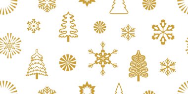 Ateş ve kar taneleriyle kusursuz vektör deseni.