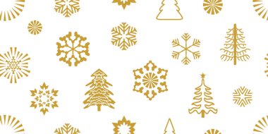 Ateş ve kar taneleriyle kusursuz vektör deseni.