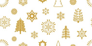 Ateş ve kar taneleriyle kusursuz vektör deseni.