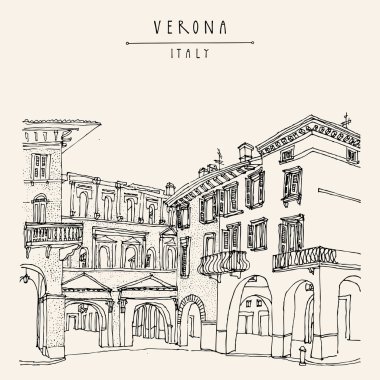 Verona vintage kartpostal