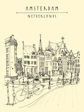 Amsterdam şehir seyahat kartı