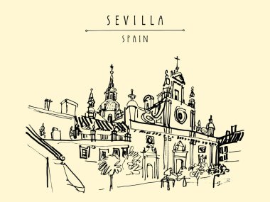 Kilise El Salvador Sevilla, İspanya 