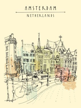 Amsterdam şehir seyahat kartı