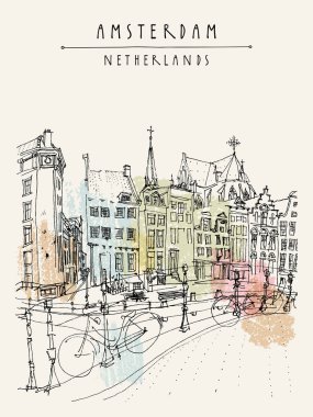 Amsterdam şehir seyahat kartı