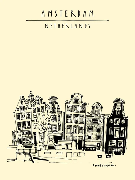 Amsterdam şehir merkezi, Hollanda 