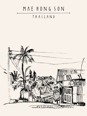 mae hong son çizilmiş kroki