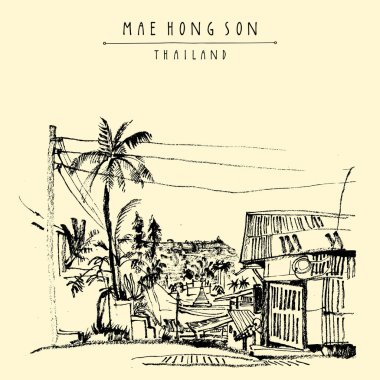 mae hong son çizilmiş kroki