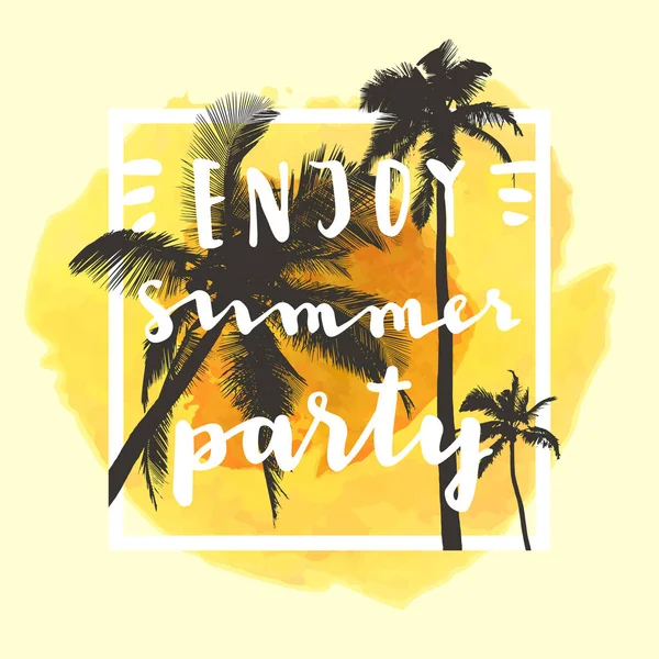 Ciesz się Summer Party — Wektor stockowy