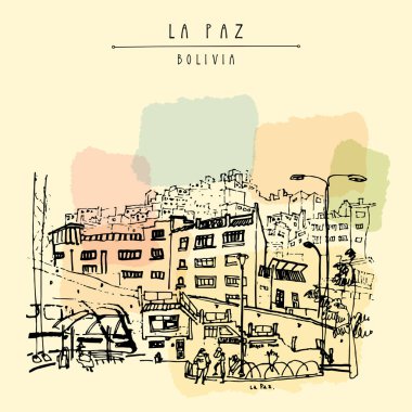 La Paz otobüs durağında