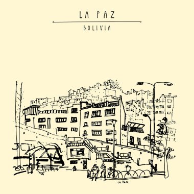 La Paz otobüs durağında