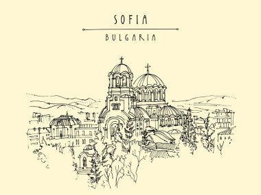 kartpostal Sofya Katedrali ile