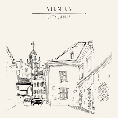 eski şehir Vilnius, Litvanya