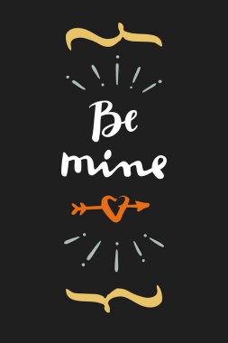 Kaligrafi kart benimdi