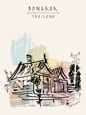 Bangkok eski geleneksel evleri