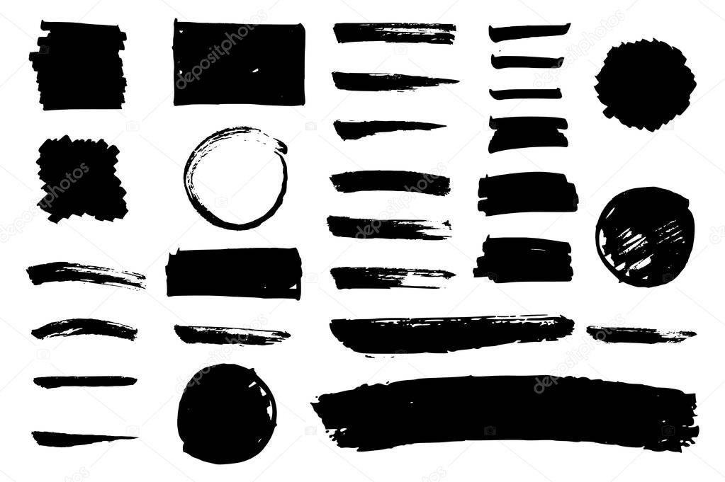 Grungy hand drawn textures