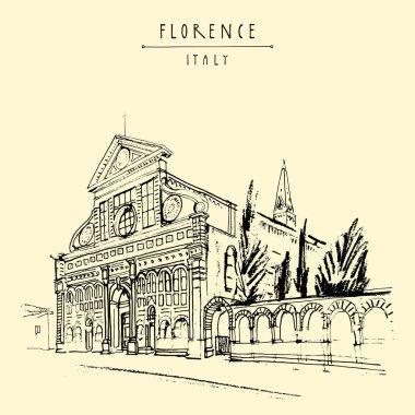 Floransa 'daki Santa Maria kilisesi.