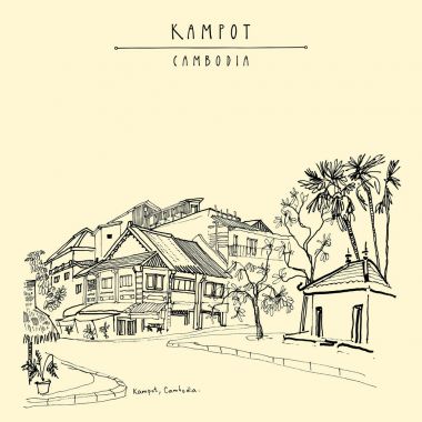 Kampot, Fransız mimarisi