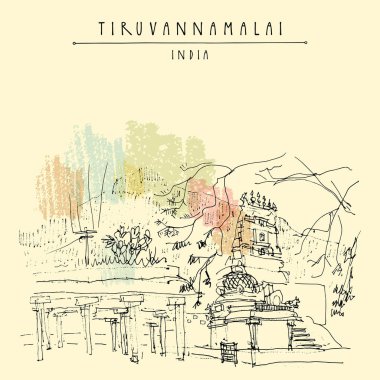 Tiruvannamalai, Tamil Nadu, Hindistan. 