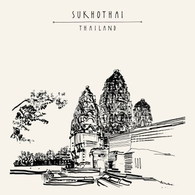 WAT si sawai sukhothai Tarih Parkı içinde