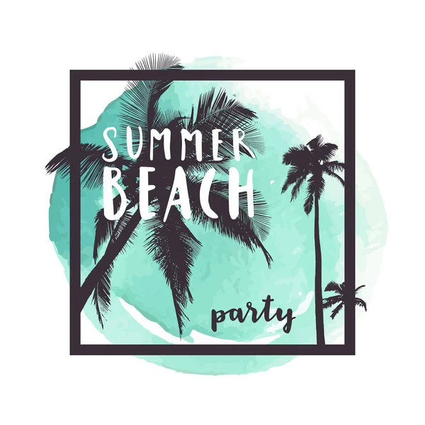 Летняя пляжная вечеринка — стоковый вектор