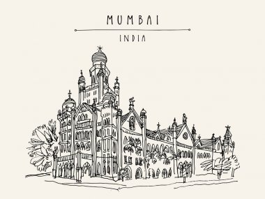 İngiliz sömürge Mumbai kroki bina 