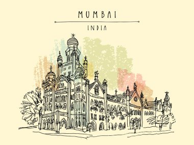 İngiliz sömürge Mumbai kroki bina 