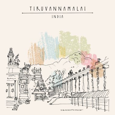 Tiruvannamalai (Tiru), Tamil Nadu, India. Arulmigu Arunachaleswa