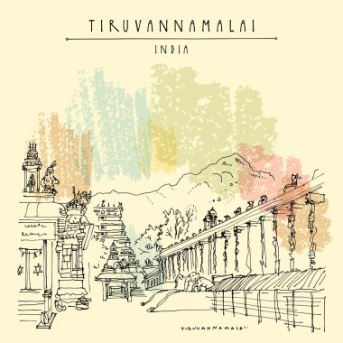 Tiruvannamalai (Tiru), Tamil Nadu, India. Arulmigu Arunachaleswa