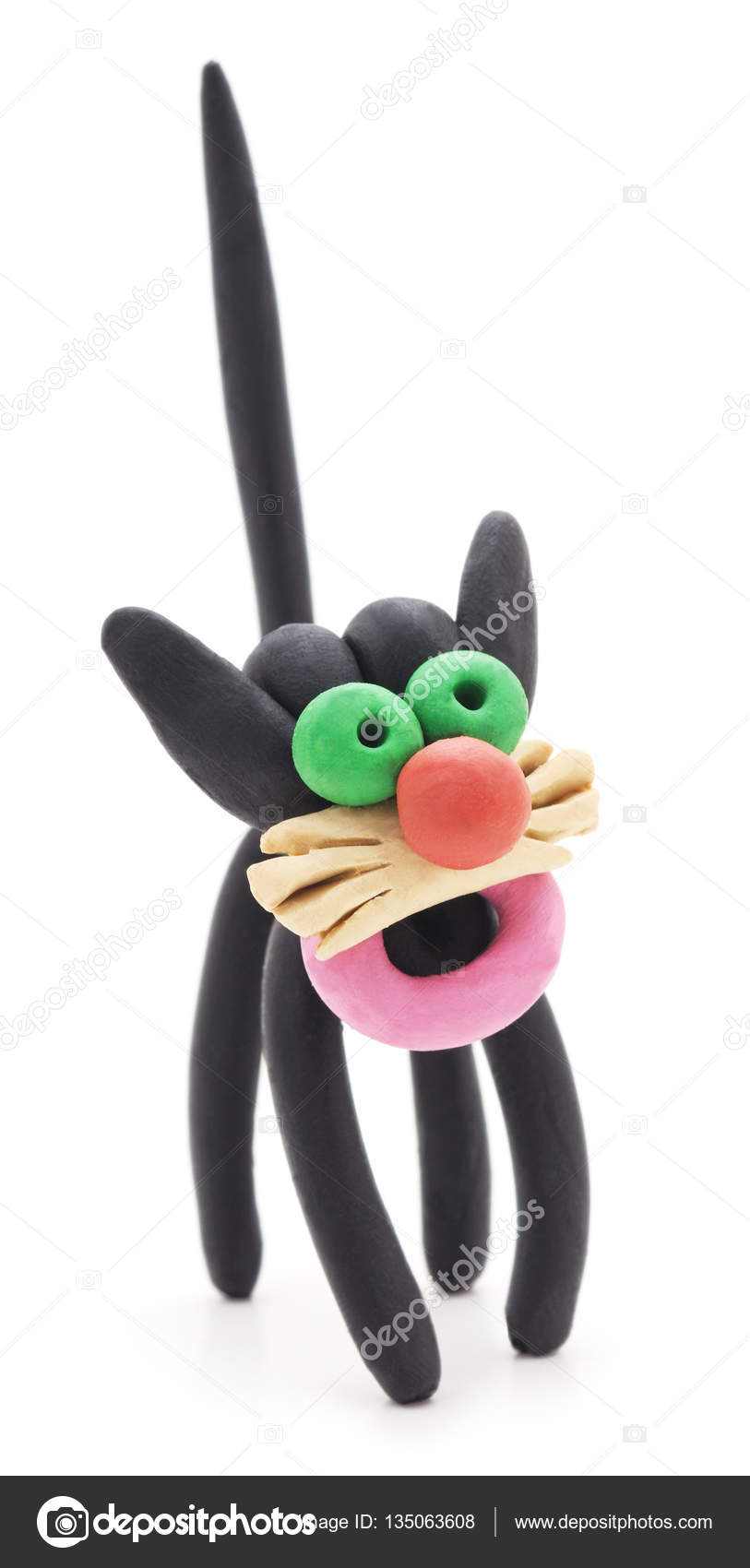 plasticine cat