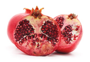 Olgun nar meyve tohumları.