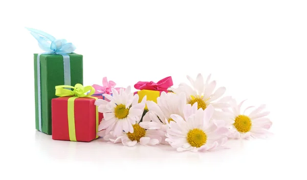 Gifts with chamomile. — Stock Photo, Image