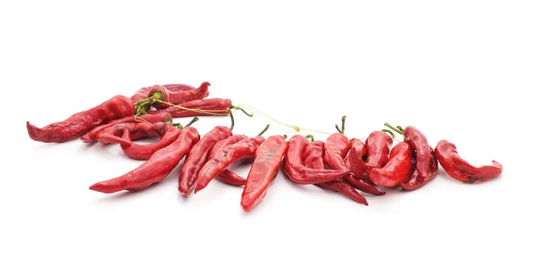 Groep rode pepers. — Stockfoto