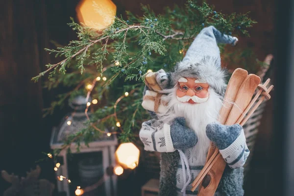 Decorazioni per Natale, regali da Babbo Natale — Foto Stock