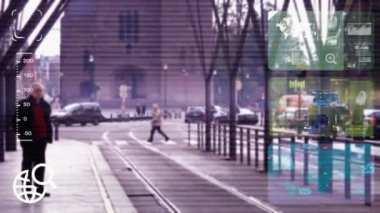 Kilise - monitör - ekran - Cctv kamera - mor