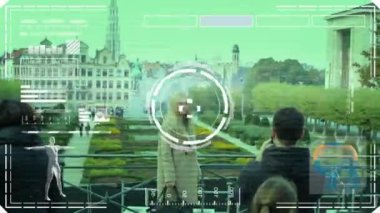 -Yeşil - Hd tarama - algılama poz kız - radar - ipuçları