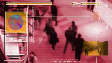 High Tech - güvenlik taraması - alışveriş merkezi - alışveriş merkezi - analiz - kırmızı - Hd